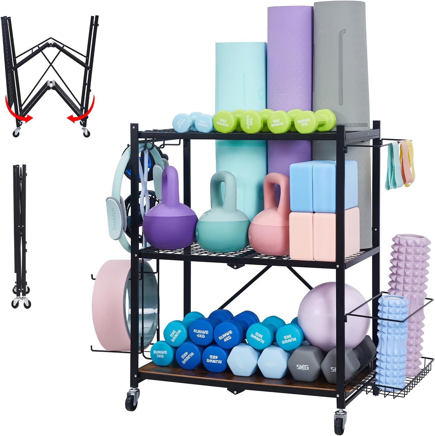 bning home gym storage rack review